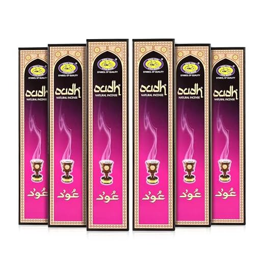 Cycle Pure Oudh Natural Incense Sticks, Long Lasting Masala Bathi for a Special and Divine Prayer Experience - Pack of 6 (14 Sticks per Pack)