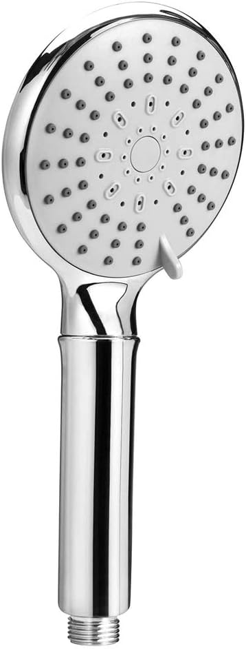 soffione doccia portatile con tubo flessibile cromato