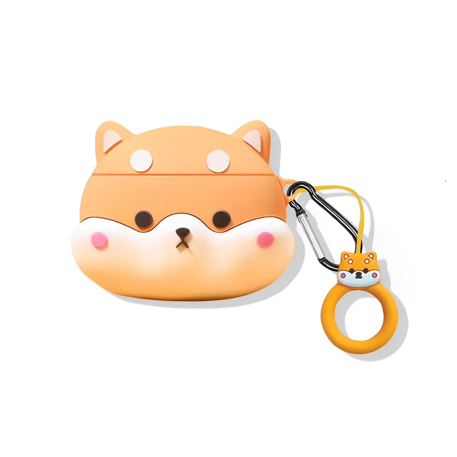 SKPY 3D Cute Cartoon Design Rugged Shockproof Case Compatible with JBL Vibe Beam/Vibe 200TWS Soft Silicone with Carabiner Anti-Lost Ring for Boys