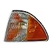 TRQ Corner Marker Light Set FO2550105 FO2551103 Compatible with 1987-1993 Ford Mustang