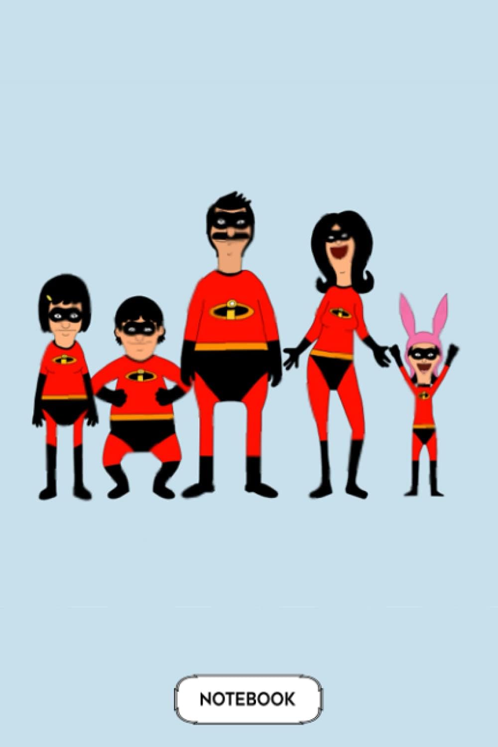 The Incrediburgers Notebook: Journal, 6x9 120 Pages, Diary, Lined College Ruled Paper, Planner, Matte Finish Cover