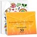 Printable Vinyl for Inkjet Printer - 30 Pack Printable Vinyl Sticker Paper Matte White - Standard Size 8.5"x11"
