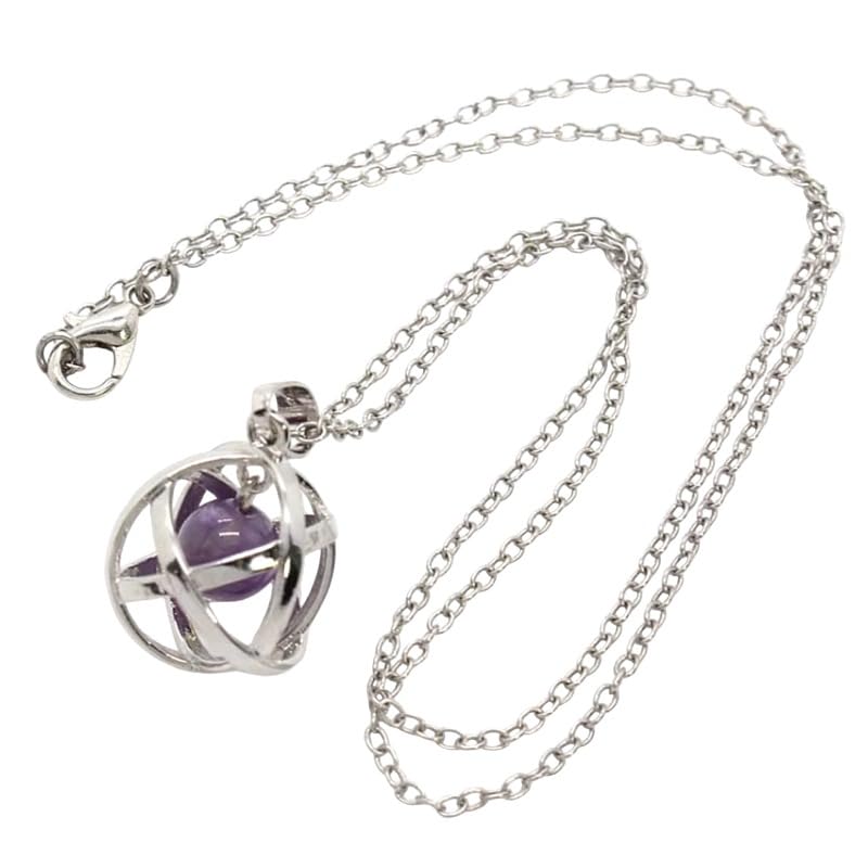 CIONDOLO PENDENTE AMETISTA SFERA - Foto 4