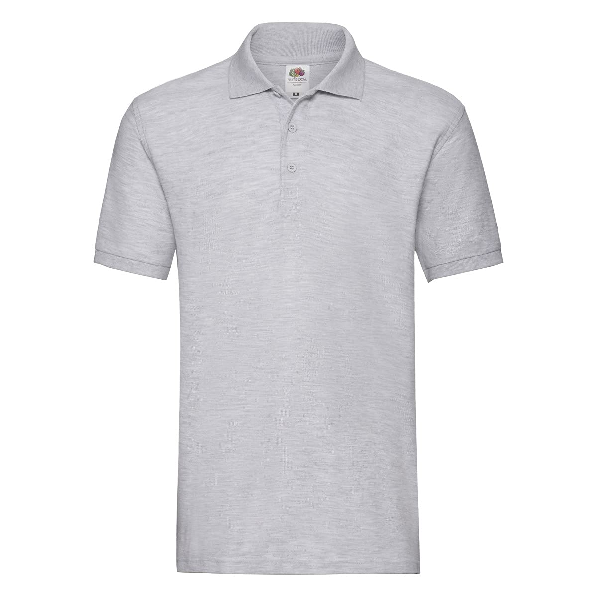 Fruit Of The Loom (2Xl, Light Graphite) Premium Mens Short Sleeve Polo Shirt Multicoloured