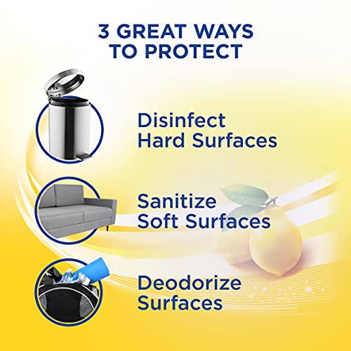 Lysol Disinfectant Spray, Sanitizing And Antibacterial Spray, For Disinfecting And Deodorizing, Lemon Breeze, 19 Fl Oz, (Packaging May Vary) #TOP3