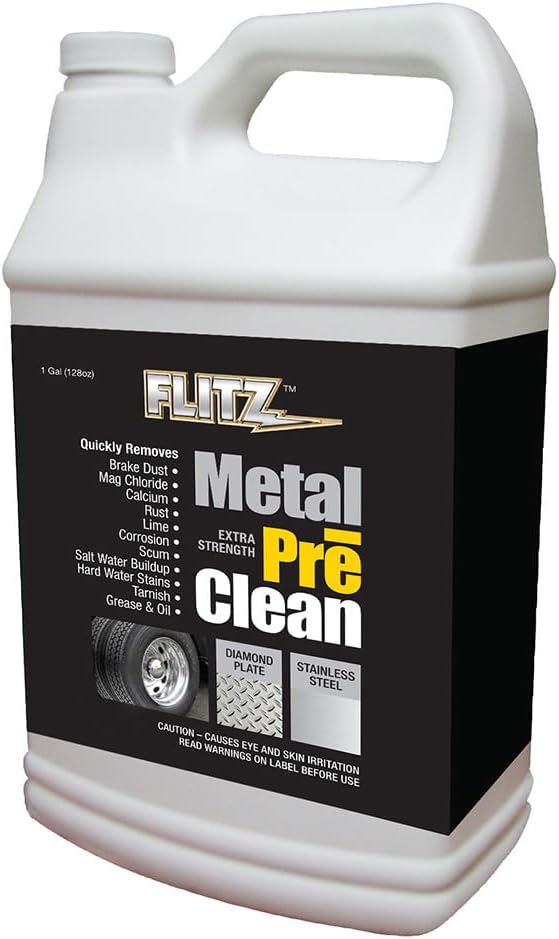 AL 01710 - Aftermarket Replacement Metal Pre-Clean - All Metals Including Stainless Steel - Gallon Refill Compatible with Flitz