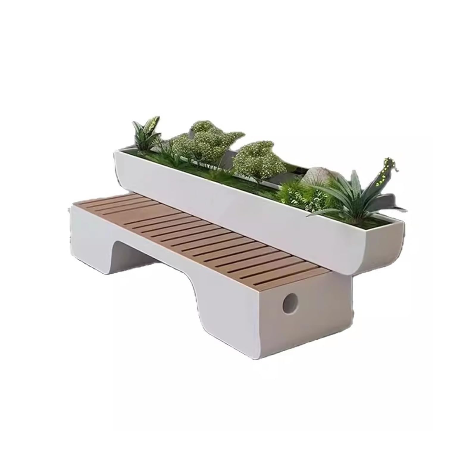 Pflanzkasten Bänke im Freien, Blumenkästen, Gewerbestraßen, Parks, Ruhestühle Garten