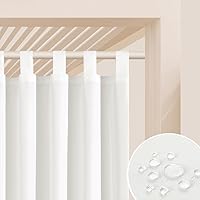 ROOM99 Tenda da esterno con passanti, 155 x 220 cm di larghezza x altezza per esterni