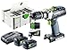 Price comparison product image Festool 574706 Cordless Percussion Drill Pdc 18/4 LI 5, 2-Set Gb Quadrive, 18 V, Multi-Colour