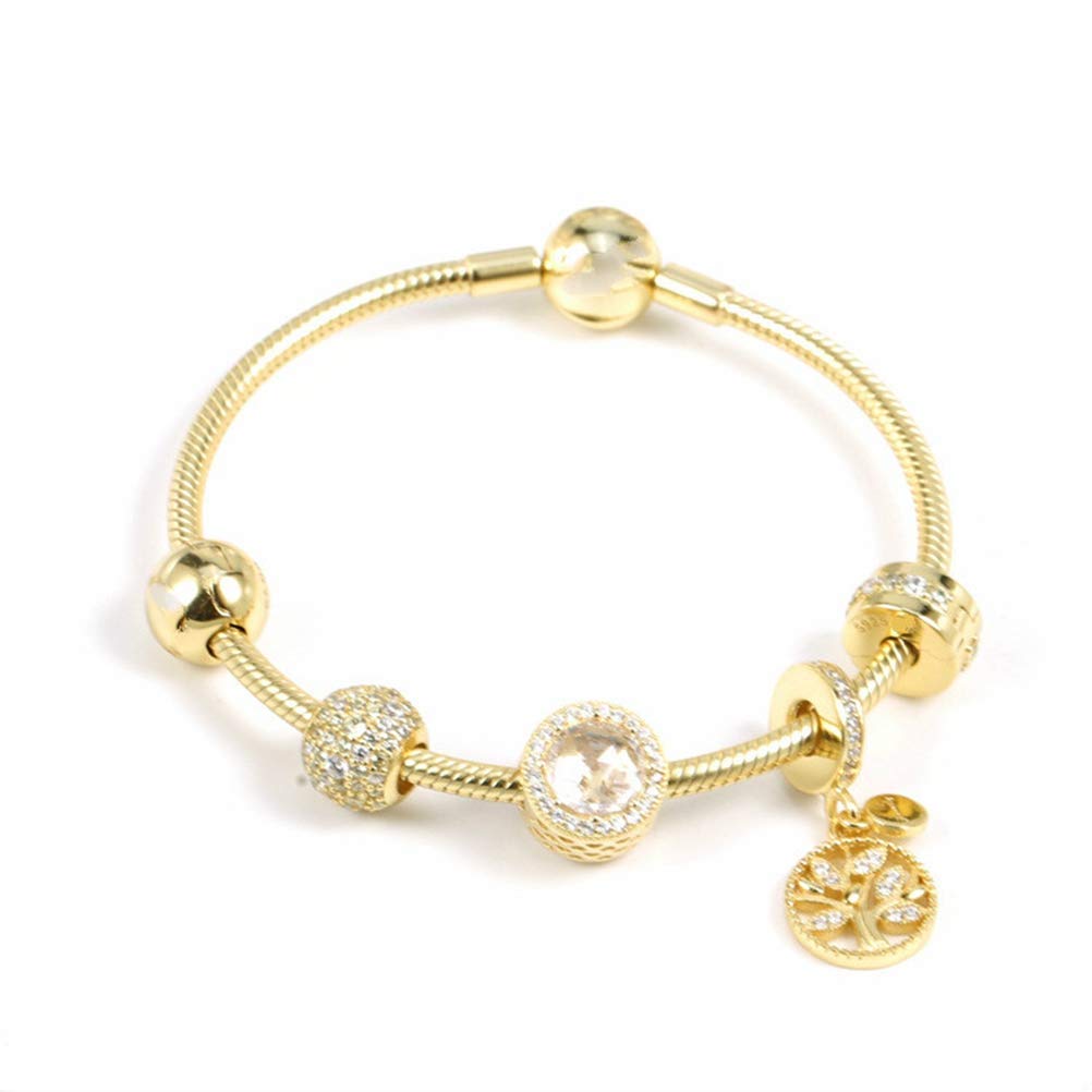 Pulsera De Plata De Ley 925, Barril De Oro Broche Cadena Serpiente Bangle Básica Para Las Mujeres Cordón Encanto Pulsera De Plata Esterlina 925 Encanto Pulsera Joyería Festival Accesorios Par Don
