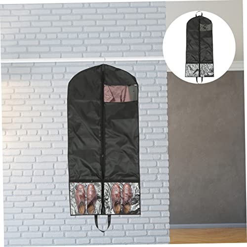 TENDYCOCO Roupas Masculinas 2 Peças Capas De Bolsa Simples Fantasias Capa De Viagem Casacos Sapatos