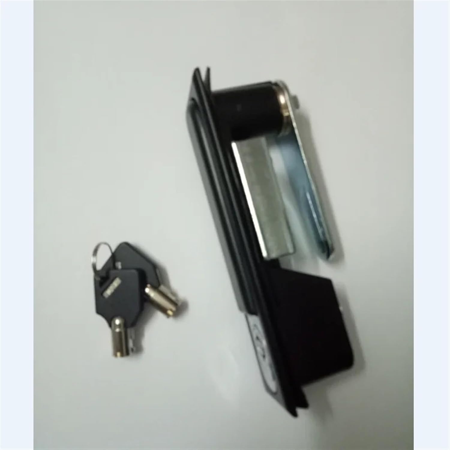 Plane Lock Power Cabinet Door Lock Distribution Box Cabinet Handle Lock Iron Cabinet Door Lock 1Pcs(818-2-D)