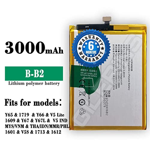 Image of Original B-B2 Battery for VIVO V5 / V5S / Y66 / Y67 / Y69 Battery with 6 Months warrenty***(Original Battery 56)
