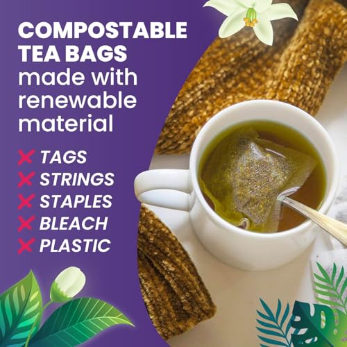 Image of Cederberg Tea Company Organic Moringa Tea - 30 Tea Bags | Organic Herbal Tea From Single Origin | Eco-Friendly Tea Bags | Non-GMO Caffeine Free Tea With Zero Sugar
