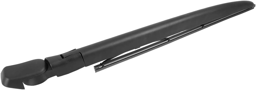 X AUTOHAUX Rear Windshield Wiper Blade Arm Set 375mm for Porsche Cayenne GTS 2002 2003 2004 2005 2006 2007 2008 2009 2010