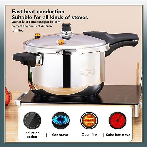 Tnfeeon Efficient Pressure Cooking, Rapid Heating 16cm Valves, 304 Stainless Steel and Plastic Electric Pressure Cooker の商品画像 4