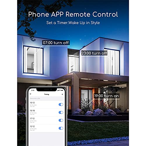 Aigostar Smart WiFi-bulb GU10, warm tot koel wit, 5W dimbare LED-spotlichten, werkt met Alexa en Google Assistant, 400lm… - Image 6