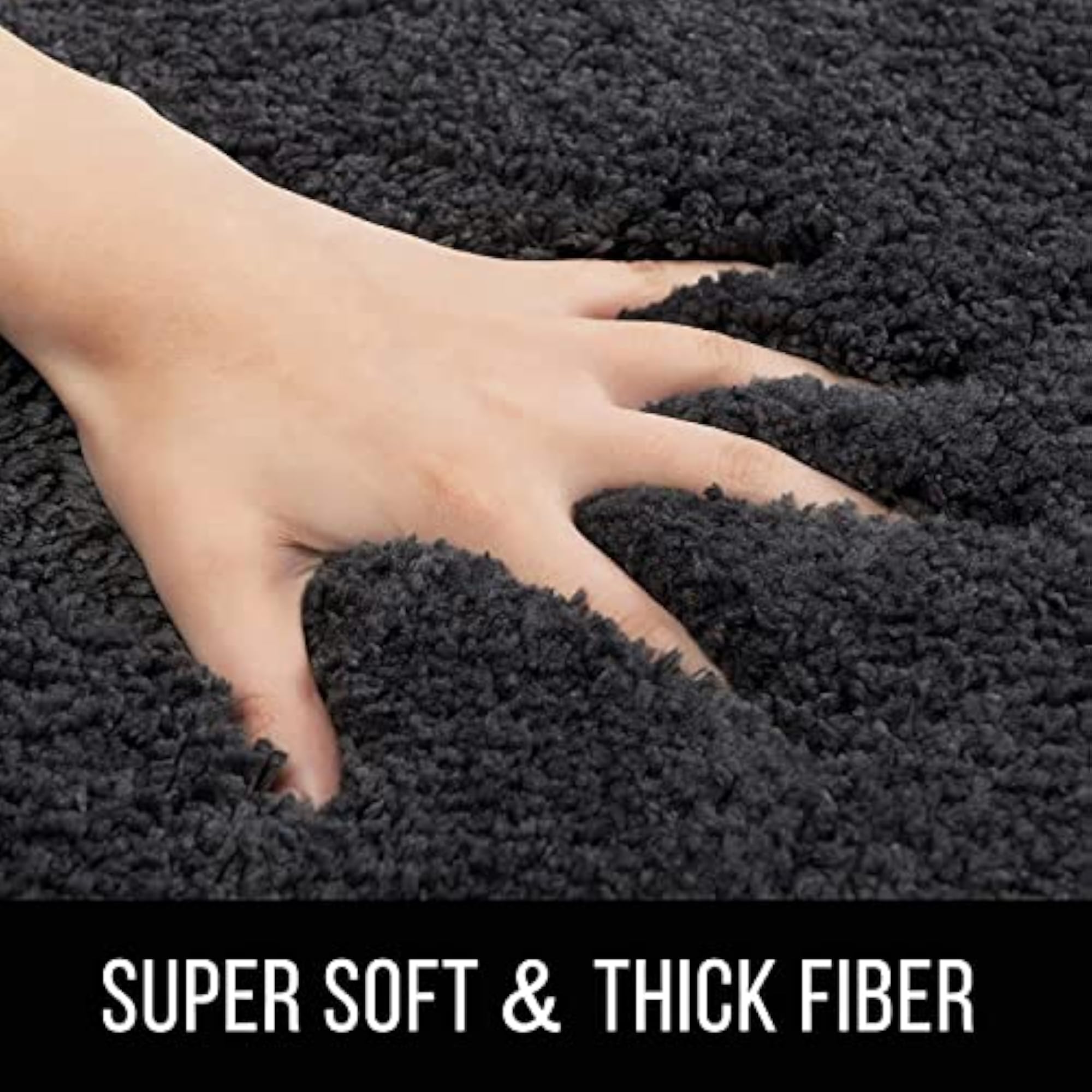 Pack of 4 Anti Skid BathMat Soft Microfiber Doormat