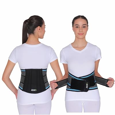 Asmofit Lumbar Sacral Belt for Lower Back Pain Relief | Adjustable Back Support Belt for Waist Support & Injury Recovery