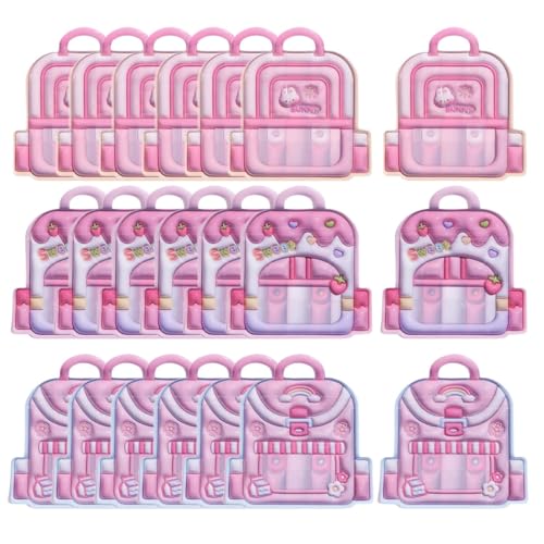 Sac-cadeau cartoon rose et pochette réutilisable de confiserie