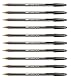 BIC Tintenschreiber, groß, Farbe: schwarz, dick -1,6 mm, 10 Stifte
