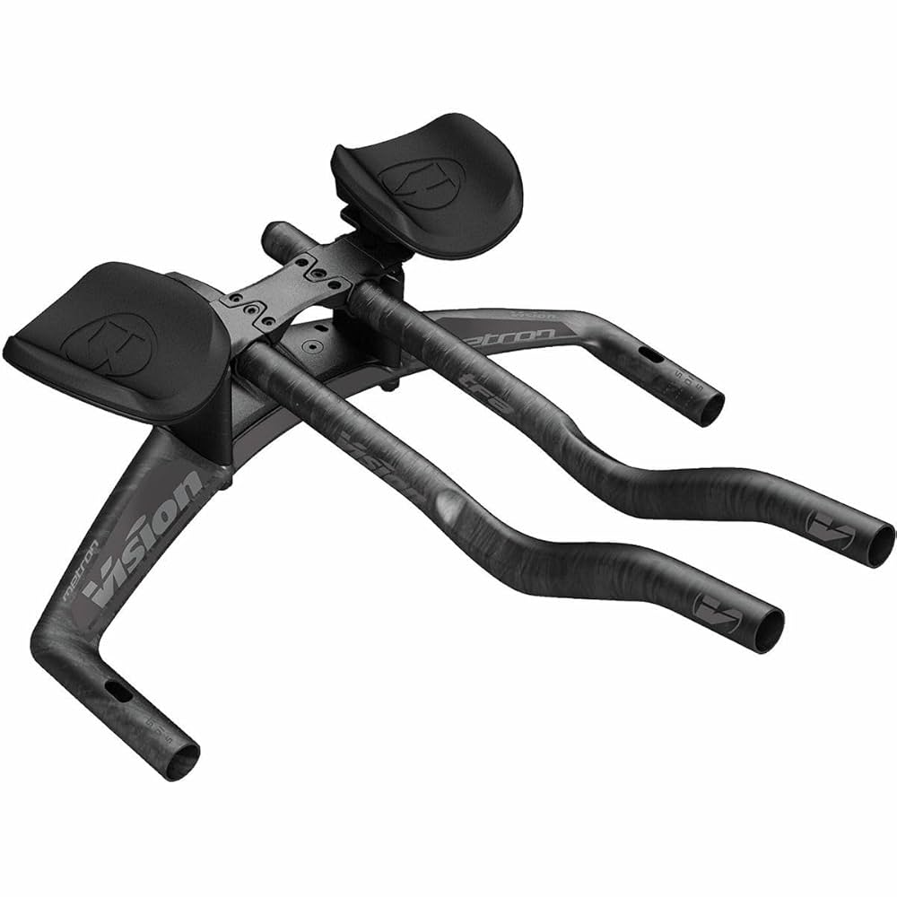 パーツ Vision Merton TFA JS-Bend Vision Metron TFA Carbon Extensions for Clip-On Aerobars