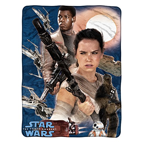 NORTHWEST Star Wars Micro Raschel Throw Blanket, 46