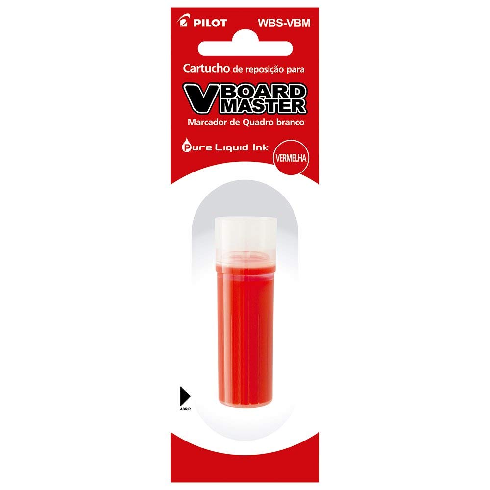 Pilot VBoard Master Whiteboard Marker Refills – Pack Of 12 (3 Blue, 3 Black, 3 Red, 2 Orange, 1 Green)