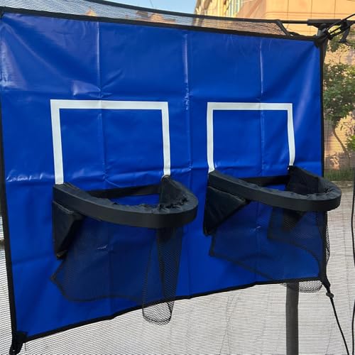 Aro de baloncesto para trampolín que soluciona el aburrimiento exterior de niños 7