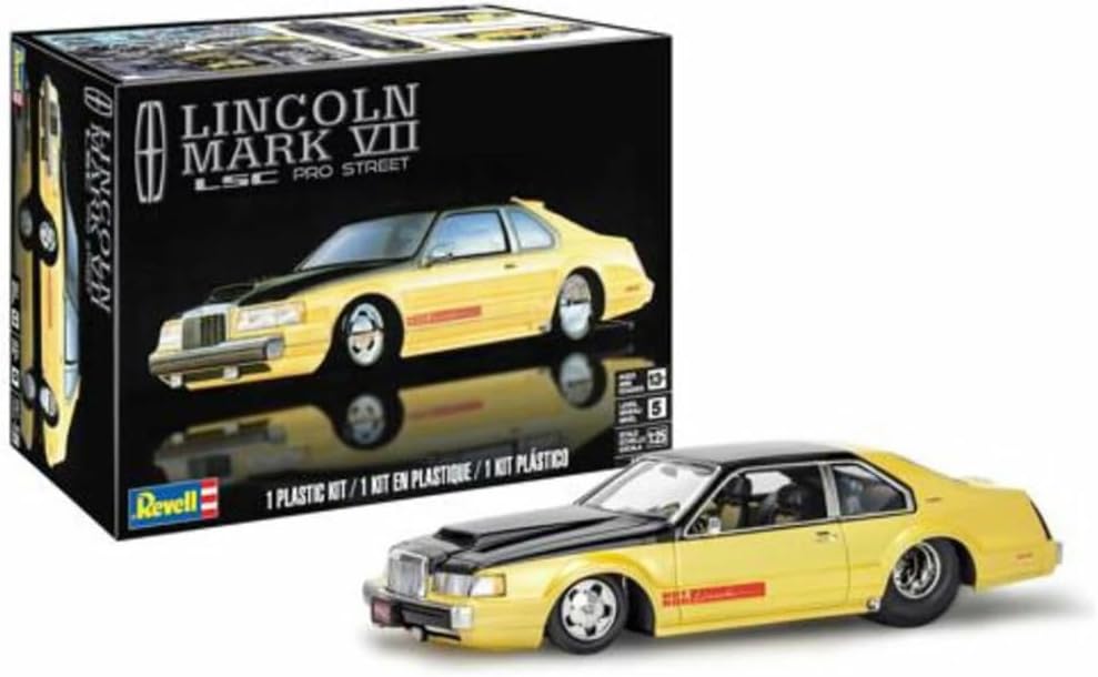 Revell Level 5 Model Kit Lincoln Mark VII LSC Pro Street 1/25 Scale Model
