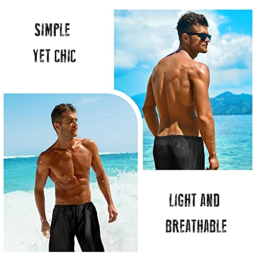 Sintege Men's Disposable Boxer Shorts Black Boxer Shorts Disposable Underwear for Travel3