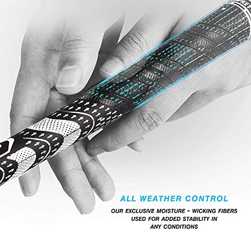 Image of Champkey MCS Golf Grips Set of 13 (5 Oz Solvent,Blade,15 Tapes & Vise Clamp Available)-Choose Between 13 Grips & All Repair Kits and 13 Grips & 15 Tapes