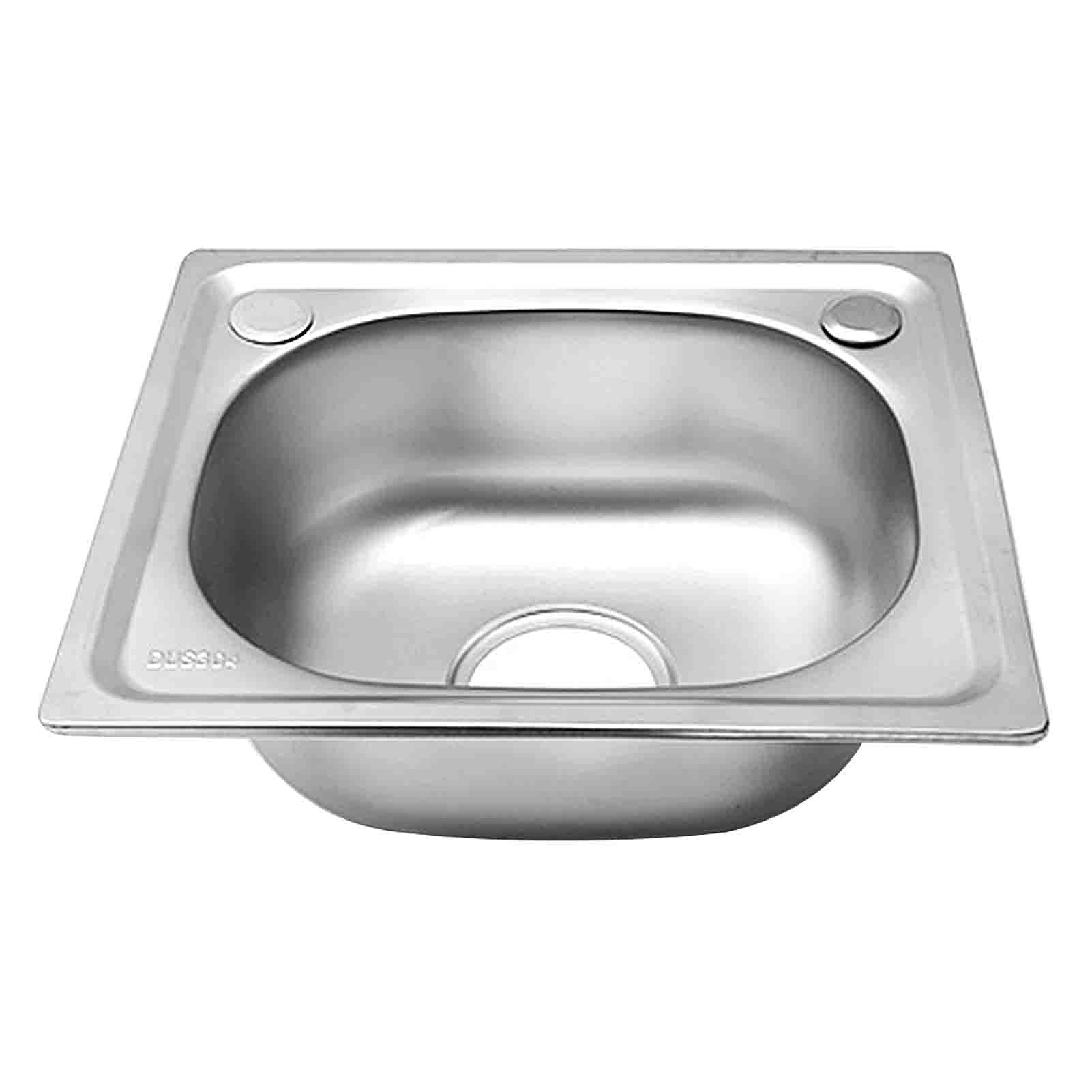 Évier encastrable carré avec robinet et égouttoir pour optimiser votre restaurant