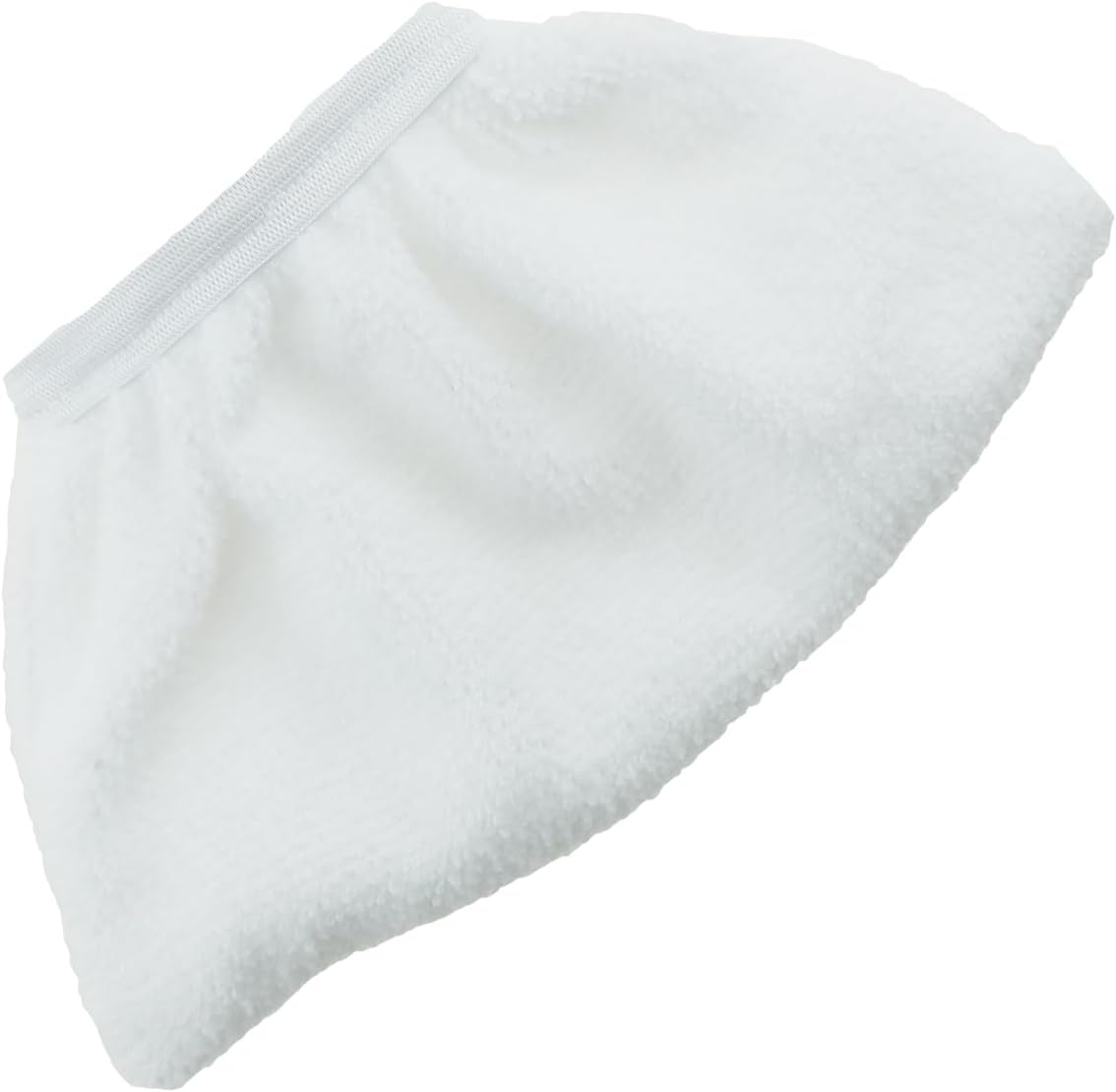 TAODAN 10PCS 16x7cm White Universal Reusable Microfibre Fabric Steam Mop Pad Suitable for Handheld Steam Cleaners
