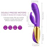 Utimi Rabbit Vibrator G Spot Vibrator 8-speed Vibrations Clitoris Stimulator for Women Rechargeable
