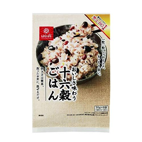 はくばく おいしさ味わう十六穀ごはん