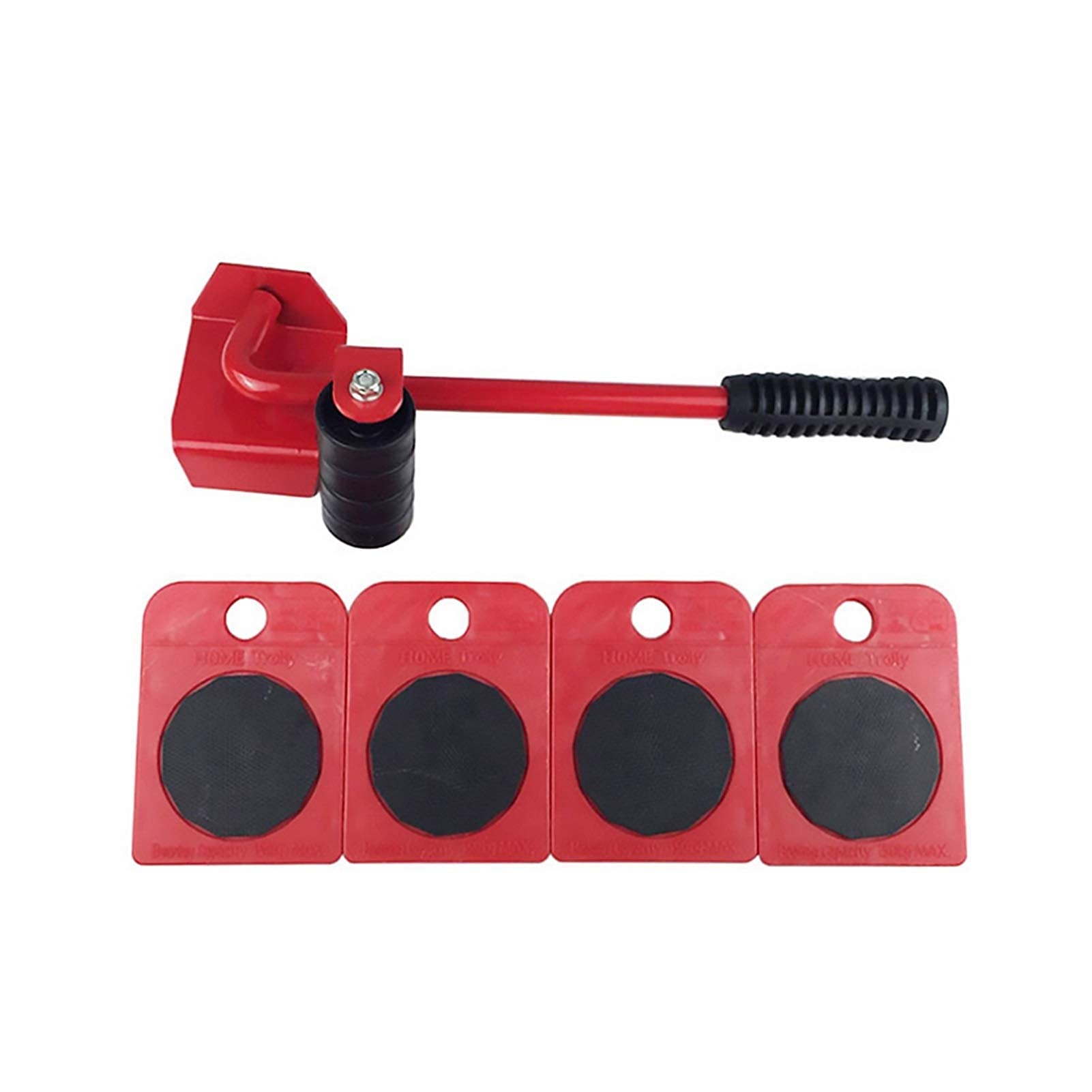 Trasportatore di mobili 4 Pezzi Si muove Mobili Strumento di Trasporto Shifter Ruota Mobile Dispositivo di Scorrimento Rullo di rimozione Strumenti in Movimento Pesante Solleva Facilmente Oggetti PE