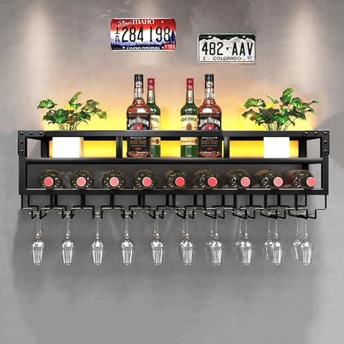 Support industriel inversé pour bouteilles afin de libérer l'espace bar