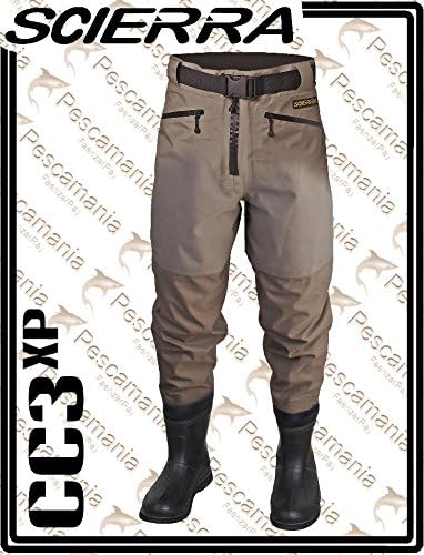 Scierra CC3 XP Waist Waders, Boot foot cleated Sole Size 40/41 (UK 6/7)
