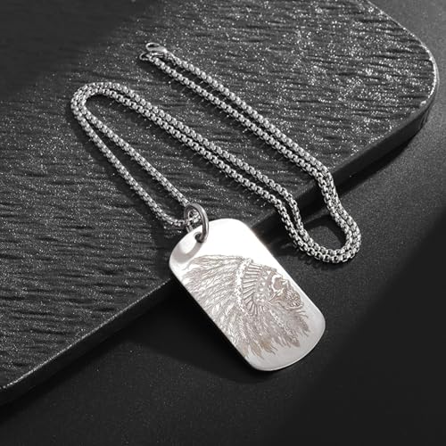 Collier épais tête de mort bijou robuste qui ne ternit pas sur la peau