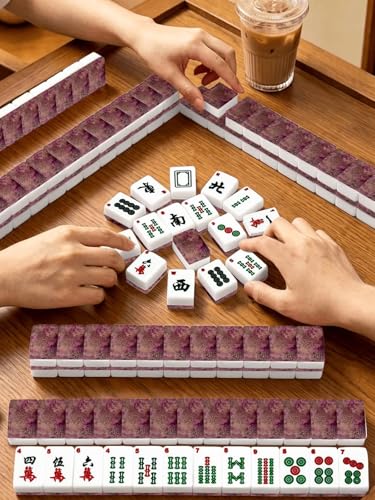 Set de Mahjong Americano con Estuche de Viaje miniatura 2