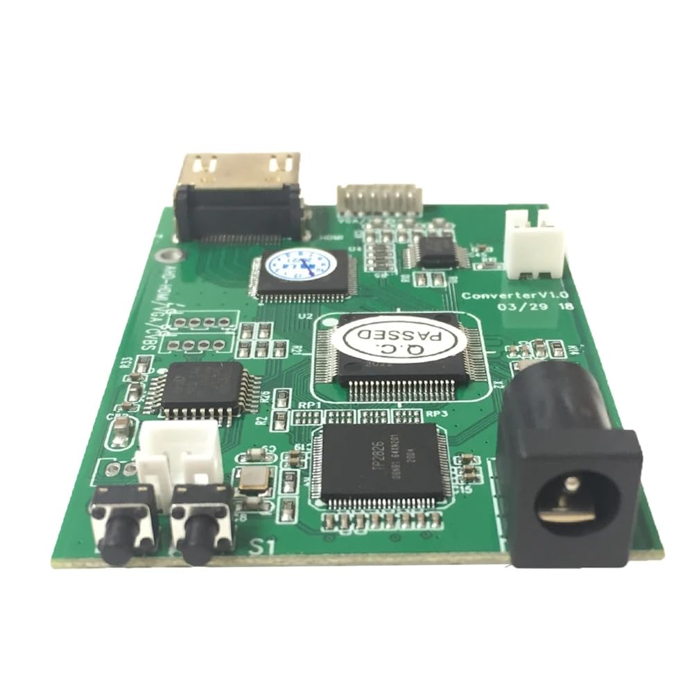 Carte de Signal Vidéo AHD Ahd Cvi Tvi Cvbs vers Convertisseur VGA Compatible Outil de Transmission de Carte Vidéo 1080P