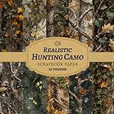 Realistic Hunting Camo Scrapbook Paper: 20 Double-Sided Realistic Camouflage Designs FeaturingForest, Woodland & Military Camo Patterns for Junk ... Card Making, Collage & DIY Crafts (Craft Pad)