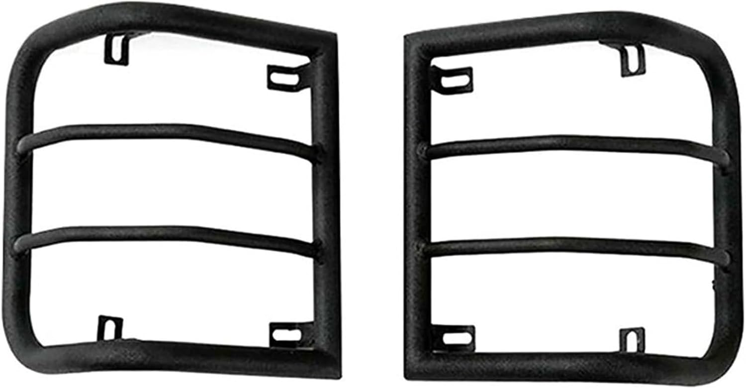 Car Rear Tail Light 2Pcs/Pair Car Tail Light Frame for Jeep for Wrangler JK JKU 2007-2018 Auto Tail Light Cover Car Accessories Led Trailer Lights