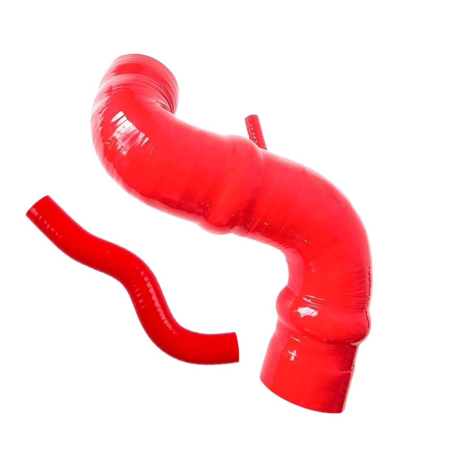 Cqjjxkyc Red Intercooler Turbo Hose Pipe Fit For 2003-2008 Saab 9-3 93 1.8T 2.0T 2.0T B207 Turbo Breather Air Cleaner & Filter Intake Silicone Piping 2Pcs Car Air Intake Hose(Red)