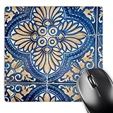 Accesorios Ordenador Portugal, Costa Nueva. Casas Coloridas Casas Palheiros Rayas Lavable Alfombrilla Escritorio Duradera Mouse Pad para Ordenadores Juegos Pc 25X30Cm
