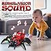 Remote Control Spider Toy, Robot Spider with 2.4 GHz Remote Controller, RC Spider Stunt Robot with Spray/Lights/Music, Realistic Spider Gift for Boys Girls, Halloween, Christmas, Toys for Party Prank