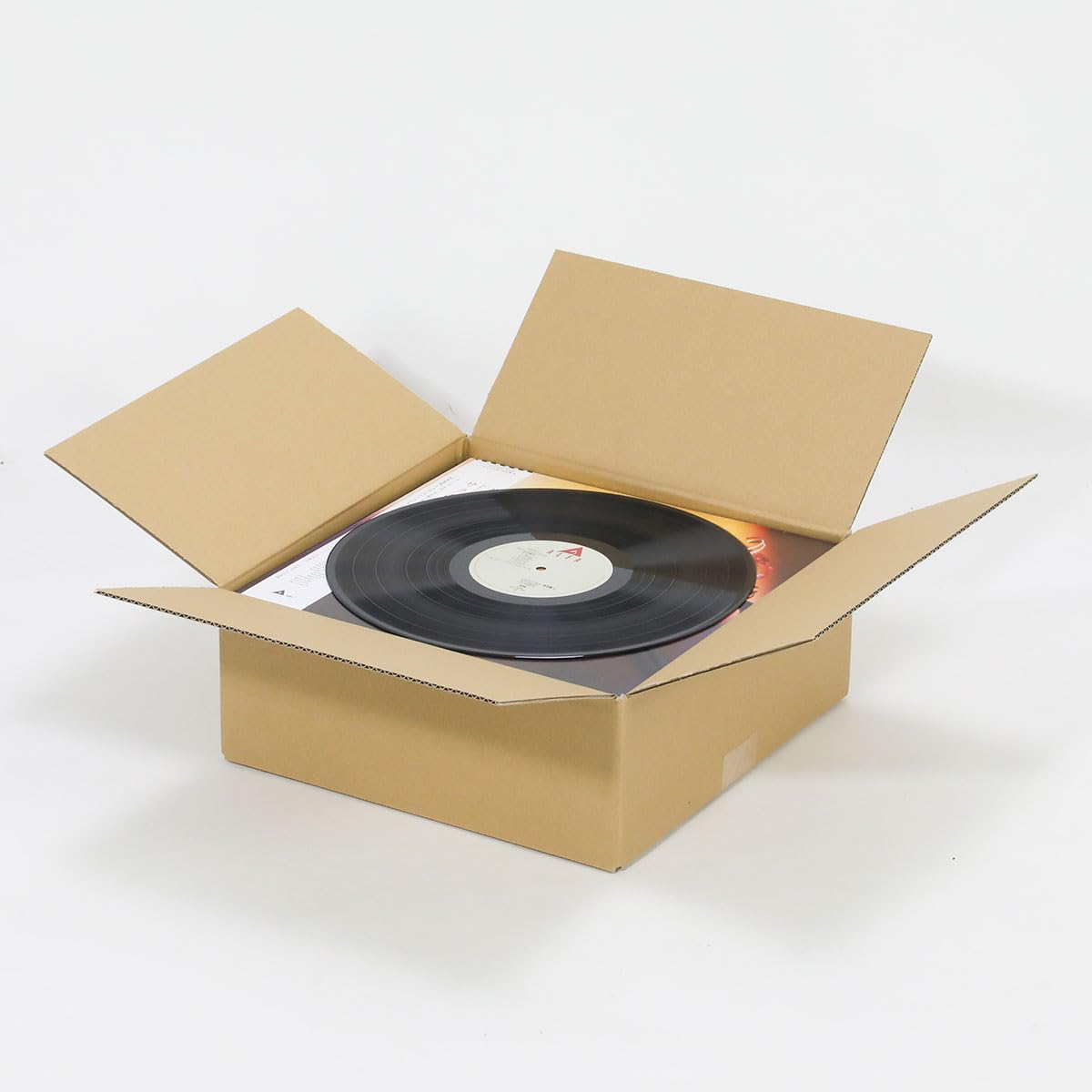 Amazon.co.jp: VillageBox ダンボール 80サイズ LPレコード 20枚用 5枚 