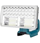 RUITTEFOUM 25W Cordless LED Work Light For Ryobi 18V Lithium Battery, 1500LM Portable Jobsite - View #9