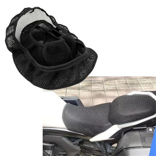Cojín de asiento para moto con aislamiento térmico y amortiguador universal